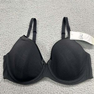 Bali 38DDD Bra B202 Full Coverage Black NWT Daily